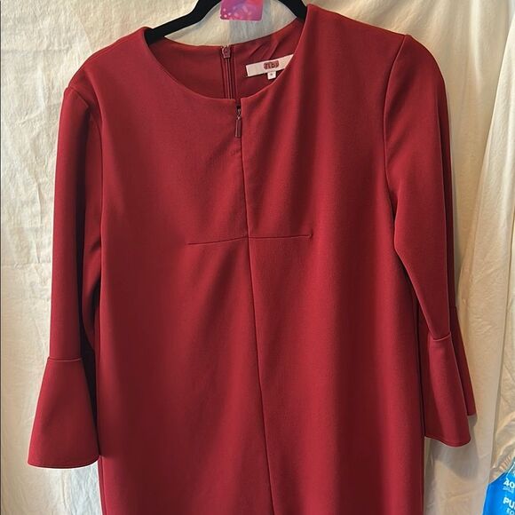Tibi Structured Crepe Dress Sz 8 - Picture 5 of 8